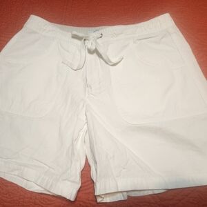 Old Navy White Casual Cargo Shorts